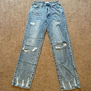 Cello Acid Wash Distressed Jeans